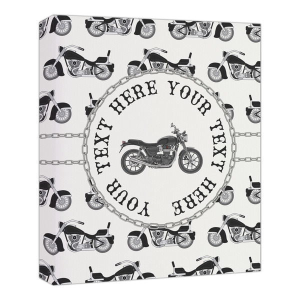 Custom Motorcycle Canvas Print - 20x24 (Personalized)