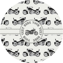 Motorcycle Multipurpose Round Labels - Custom Sized (Personalized)