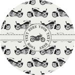 Motorcycle Multipurpose Round Labels - 5" (Personalized)