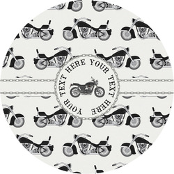 Motorcycle Multipurpose Round Labels - 5" (Personalized)