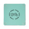 Motorcycle 6" x 6" Teal Leatherette Snap Up Tray - APPROVAL