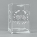 Motorcycle Acrylic Pen Holder (Personalized)