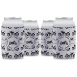 Motorcycle Can Cooler (12 oz) - Set of 4 w/ Name or Text