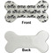 Motorcycle Ceramic Flat Ornament - Bone Front & Back Single Print (APPROVAL)