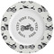 Motorcycle Ceramic Plate w/Rim