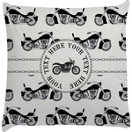 Motorcycle Decorative Pillow Case (Personalized)