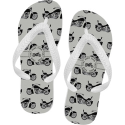 Motorcycle Flip Flops - Large (Personalized)