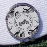 Motorcycle Golf Ball Marker - Hat Clip