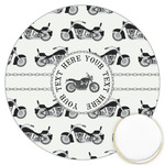 Motorcycle Printed Cookie Topper - 3.25" (Personalized)