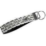 Motorcycle Webbing Keychain Fob - Large (Personalized)