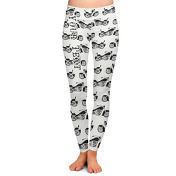 Motorcycle Ladies Leggings - Extra Small (Personalized)