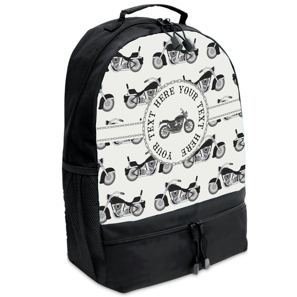 Custom Motorcycle Backpacks - Black (Personalized)