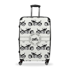 Motorcycle Suitcase - 28" Large - Checked w/ Name or Text