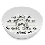 Motorcycle Melamine Bowl - 8 oz (Personalized)