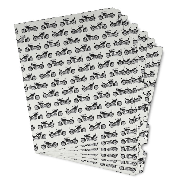 Custom Motorcycle Binder Tab Divider - Set of 6 (Personalized)