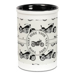 Motorcycle Ceramic Pencil Holders - Black