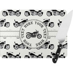 Motorcycle Rectangular Glass Cutting Board (Personalized)