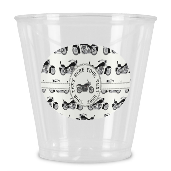 Custom Motorcycle Plastic Shot Glass (Personalized)