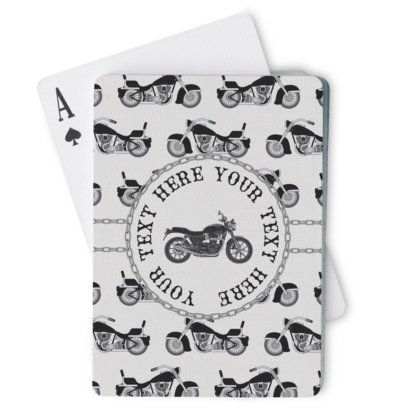 Custom Motorcycle Playing Cards (Personalized)