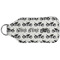 Motorcycle Sanitizer Holder Keychain - Large (Back)