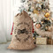 Motorcycle Santa Bag - Front (stuffed)