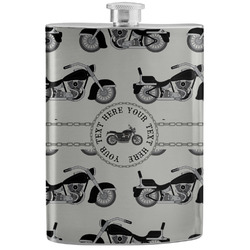 Motorcycle Stainless Steel Flask (Personalized)