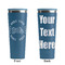 Motorcycle Steel Blue RTIC Everyday Tumbler - 28 oz. - Front and Back