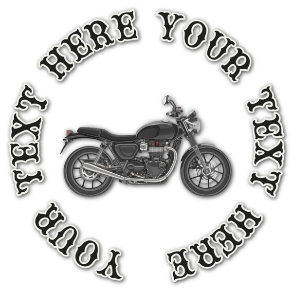 Custom Motorcycle Graphic Decal - XLarge (Personalized)