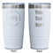 Motorcycle White Polar Camel Tumbler - 20oz - Double Sided - Approval