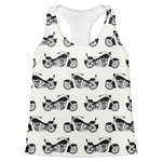 Motorcycle Womens Racerback Tank Top - Large