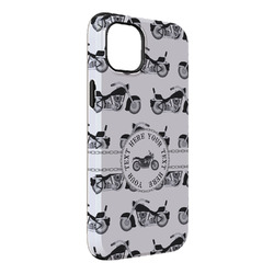 Motorcycle iPhone Case - Rubber Lined - iPhone 14 Plus (Personalized)