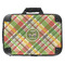 Golfer's Plaid 18" Laptop Briefcase - FRONT