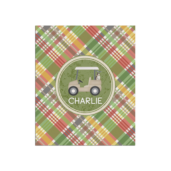 Custom Golfer's Plaid Poster - Matte - 20x24 (Personalized)