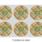 Golfer's Plaid 3" Multipurpose Round Labels - Sheet