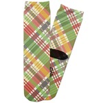 Golfer's Plaid Adult Crew Socks