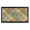 Golfer's Plaid Bar Mat - Small - FRONT