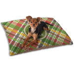 Golfer's Plaid Dog Bed - Small w/ Name or Text