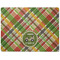 Golfer's Plaid Dog Food Mat - Medium without bowls