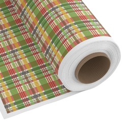 Golfer's Plaid Fabric by the Yard - Spun Polyester Poplin