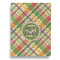 Golfer's Plaid Garden Flags - Large - Double Sided - FRONT