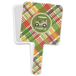 Golfer's Plaid Hand Mirror (Personalized)