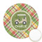 Golfer's Plaid Icing Circle - Medium - Front