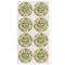 Golfer's Plaid Icing Circle - Medium - Set of 8