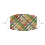 Golfer's Plaid Adult Cloth Face Mask