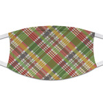 Golfer's Plaid Cloth Face Mask (T-Shirt Fabric)