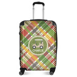 Golfer's Plaid Suitcase - 24" Medium - Checked (Personalized)