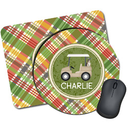 Golfer's Plaid Mouse Pad (Personalized)