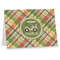 Golfer's Plaid Note Card - Main