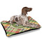 Golfer's Plaid Outdoor Dog Beds - Large - IN CONTEXT