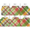 Golfer's Plaid Page Dividers - Set of 6 - Approval